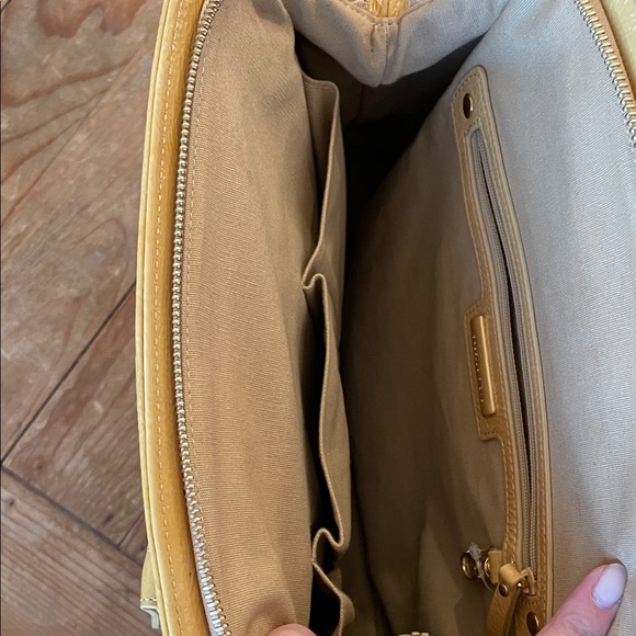 Vintage Isabella Fiore Yellow Quilted Bag Think Spring! - Picture 3 of 11